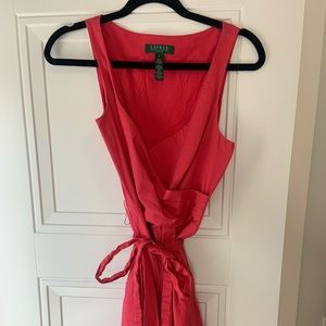 Coral work dress
